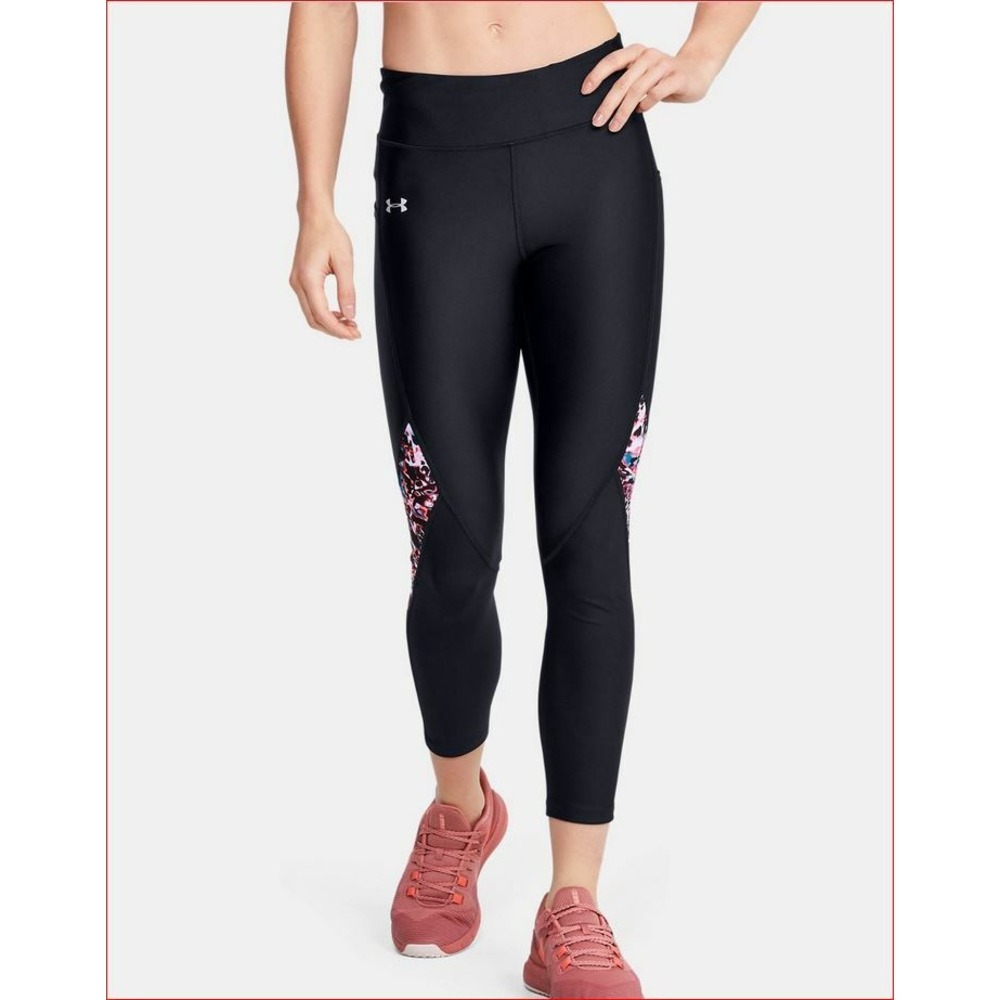 Under Armour HeatGear Compression High-Rise Leggings Black 1351707 Womens XS